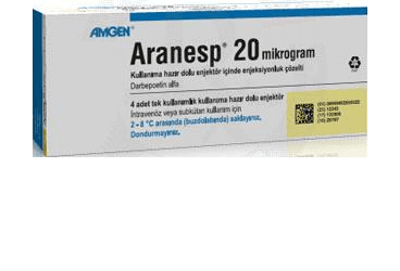 ARANESP 20 MCG/0,5 ML ENJEKSIYONLUK COZELTI ICEREN KULLANIMA HAZIR ENJEKTOR İlaç Görseli