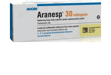 ARANESP 30 MCG/0,3 ML ENJEKSIYONLUK COZELTI ICEREN KULLANIMA HAZIR ENJEKTOR İlaç Görseli