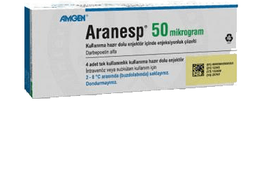 ARANESP 50 MCG/0,5 ML ENJEKSIYONLUK COZELTI ICEREN KULLANIMA HAZIR ENJEKTOR İlaç Görseli