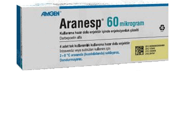 ARANESP 60 MCG/0,3 ML ENJEKSIYONLUK COZELTI ICEREN KULLANIMA HAZIR ENJEKTOR İlaç Görseli