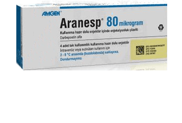 ARANESP 80 MCG/0,4 ML ENJEKSIYONLUK COZELTI ICEREN KULLANIMA HAZIR ENJEKTOR İlaç Görseli