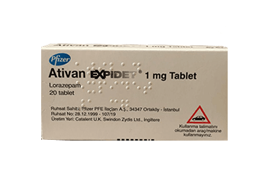 ATIVAN EXPIDET 1 MG 20 TABLET İlaç Görseli