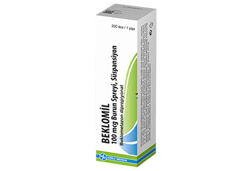 BEKLOMIL 100 MCG BURUN SPREYI, SUSPANSIYON (120 DOZ) İlaç Görseli
