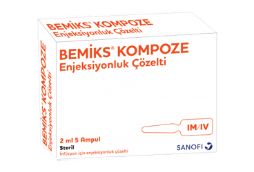 BEMIKS KOMPOZE ENJEKSIYONLUK COZELTI (5 AMPUL) İlaç Görseli