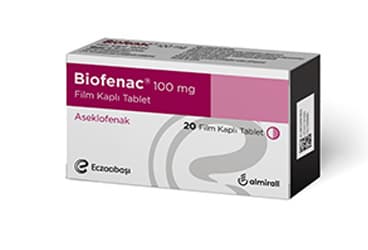 BIOFENAC 100 MG FILM KAPLI TABLET (20 TABLET) İlaç Görseli