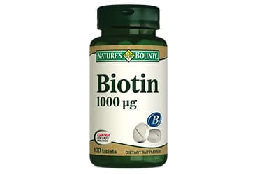 NATURES BOUNTY BIOTIN TABLET 1000 mcg 100 tablet İlaç Görseli