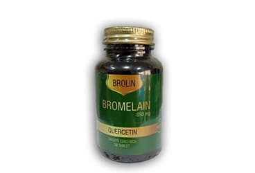 BROLIN BROMELAIN ICEREN TAKVIYE EDICI GIDA TABLET 650 mg 30 tablet İlaç Görseli