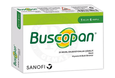 BUSCOPAN 20 MG/ML ENJEKSIYONLUK COZELTI (6 AMPUL) İlaç Görseli