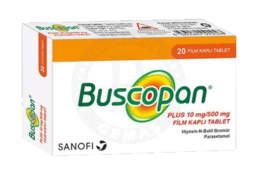 BUSCOPAN PLUS 10 MG / 500 MG FILM KAPLI TABLET (20 TABLET) İlaç Görseli
