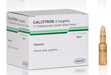 CALCITRON 2MCG/ML IV ENJ. COZELTI ICEREN AMPUL(25) İlaç Görseli