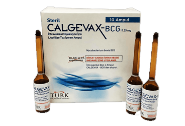 CALGEVAX-BCG 11,25 MG INTRAVEZIKAL ENJEKSIYON ICIN LIYOFILIZE TOZ ICEREN 10 AMPUL İlaç Görseli