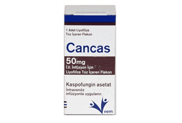 CANCAS 50 MG IV INFUZYON ICIN LIYOFILIZE TOZ ICEREN FLAKON İlaç Görseli