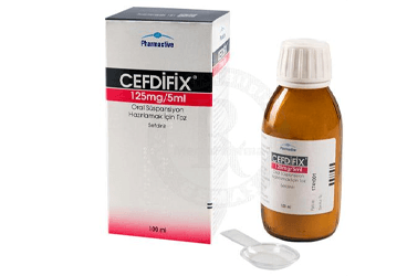 CEFDIFIX 125 MG/5 ML ORAL SUSPANSIYON HAZIRLAMAK ICIN TOZ (100 ML) İlaç Görseli