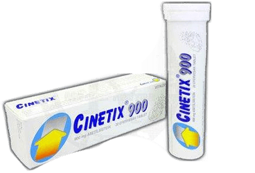 CINETIX 900 MG EFERVESAN TABLET (20 EFERVESAN TABLET) İlaç Görseli