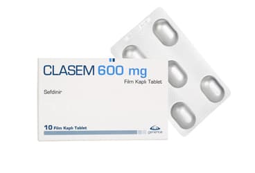 CLASEM 600 MG FILM KAPLI TABLET (7 TABLET) İlaç Görseli