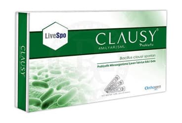 CLAUSY PROBIYOTIK MIKROORGANIZMA ICEREN TAKVIYE EDICI GIDA - YETISKIN 5x5 ml flakon İlaç Görseli