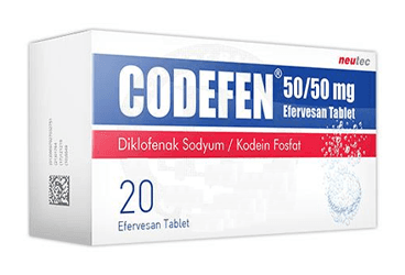 CODEFEN 50/50 MG 20 EFERVESAN TABLET İlaç Görseli