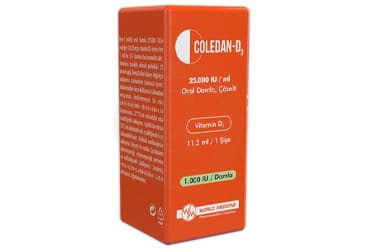 COLEDAN-D3 25.000 IU/ML ORAL DAMLA, COZELTI (11.2 ML) İlaç Görseli