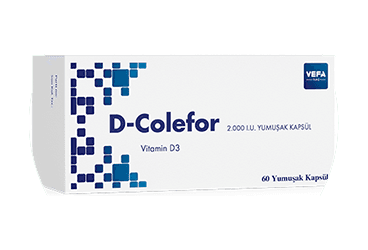 D-COLEFOR 2.000 I.U. YUMUSAK KAPSUL (60 KAPSUL) İlaç Görseli