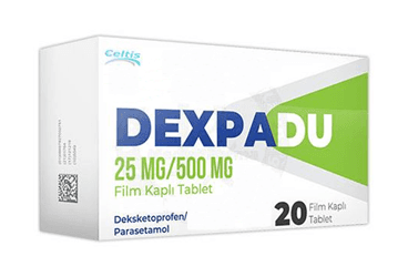 DEXPADU 25 MG /500 MG 20 FILM KAPLI TABLET İlaç Görseli