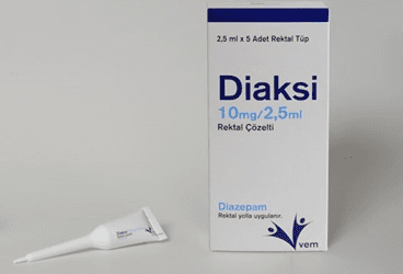DIAKSI 10 MG /2.5 ML REKTAL COZELTI İlaç Görseli