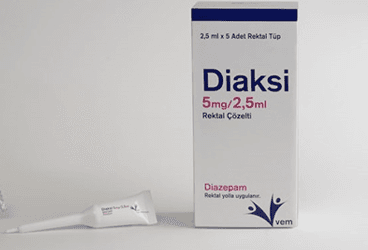 DIAKSI 5 MG /2.5 ML REKTAL COZELTI İlaç Görseli