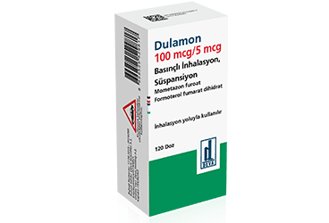 DULAMON 100 MCG/5 MCG BASINCLI INHALASYON, SUSPANSIYON (120 DOZ) İlaç Görseli