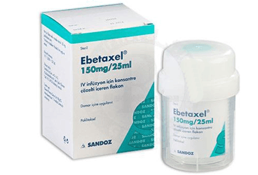 EBETAXEL 150MG/25 ML IV INF. ICIN KON.COZ.ICEREN FLAKON İlaç Görseli