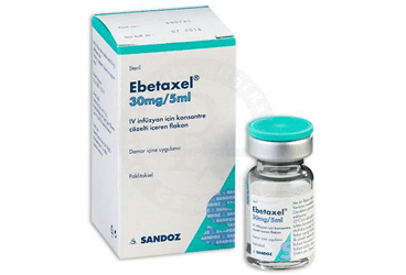 EBETAXEL 30 MG/5ML IV INFUZYON ICIN KONS. COZELTI ICEREN FLAKON İlaç Görseli