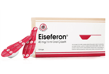 EISEFERON 40 MG/5 ML ORAL COZELTI ICEREN KASIK (28 KASIK) İlaç Görseli