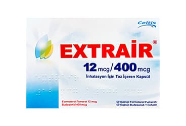 EXTRAIR 12 MCG+400 MCG INHALASYON ICIN TOZ ICEREN KAPSUL (60+60 KAPSUL) İlaç Görseli