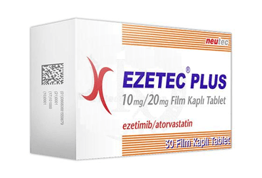 EZETEC PLUS 10 MG/20 MG FILM KAPLI TABLET (30 TABLET) İlaç Görseli