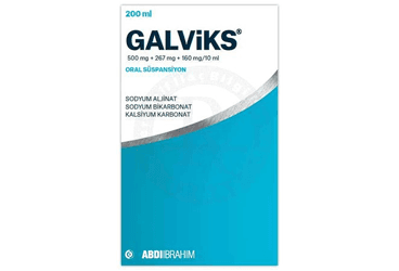 GALVIKS 500 MG + 267 MG + 160 MG/10 ML ORAL SUSPANSIYON İlaç Görseli