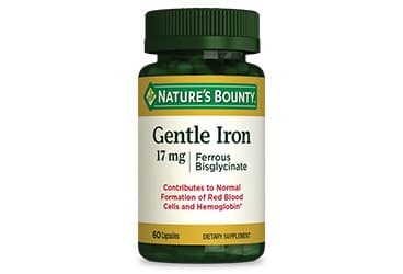 NATURES BOUNTY GENTLE IRON KAPSUL 17 mg 60 kapsül İlaç Görseli