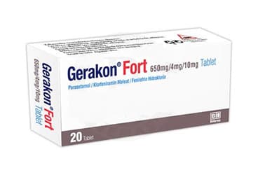 GERAKON FORT 650 MG/10 MG/4 MG 20 TABLET İlaç Görseli