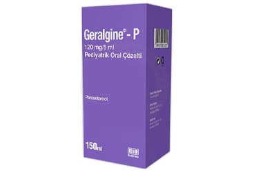 GERALGINE-P 120 MG/5 ML PEDIYATRIK ORAL COZELTI, 150 ML İlaç Görseli