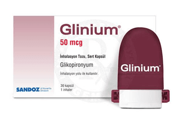 GLINIUM 50 MCG INHALASYON TOZU, SERT KAPSUL (30 ADET) İlaç Görseli
