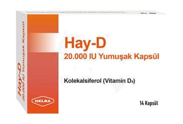 HAY-D 20.000 IU YUMUŞAK KAPSUL (14 KAPSUL) İlaç Görseli