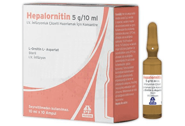 HEPALORNITIN 5 MG/10 ML I.V. INFUZYONLUK COZELTI HAZIRLAMAK ICIN KONSANTRE (10 AMPUL) İlaç Görseli