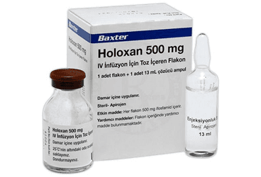 HOLOXAN 500 MG IV INFUZYONLUK COZELTI HAZIRLAMAK ICIN TOZ İlaç Görseli