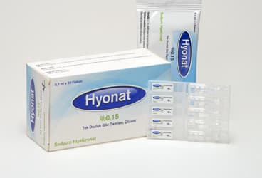 HYONAT %0,15 TEK DOZLUK GOZ DAMLASI, COZELTI (20 FLAKON) İlaç Görseli