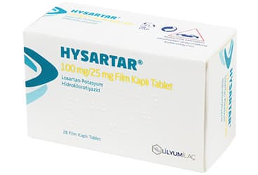 HYSARTAR 100 MG/25 MG 28 FILM KAPLI TABLET İlaç Görseli
