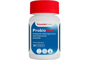 IMUNEKS FARMA PROBIOMAX TAKVIYE EDICI GIDA 10 kapsül İlaç Görseli