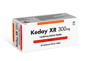 KEDAY XR 300 MG UZATILMIS SALIMLI 30 TABLET İlaç Görseli