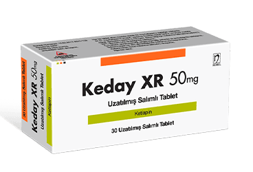 KEDAY XR 50 MG UZATILMIS SALIMLI 30 TABLET İlaç Görseli