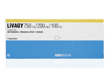 LIVAGY 750 MG/200 MG/100 MG VAJINAL OVUL (7 ADET) İlaç Görseli