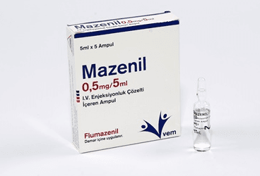 MAZENIL 0,50 MG/5 ML IV ENJ. ICIN COZ. ICEREN 5 AMPUL İlaç Görseli