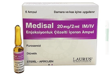 MEDISAL 20 MG/2 ML IM/IV ENJEKSIYONLUK COZELTI ICEREN 5 AMPUL İlaç Görseli