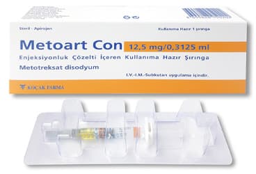 METOART CON 12,5 MG/ 0,3125 ML ENJEKSIYONLUK COZELTI ICEREN ENJEKTOR ( 1 ENJEKTOR) İlaç Görseli