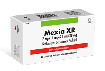 MEXIA XR 7 MG + 14 MG + 21 MG + 28 MG TEDAVIYE BASLAMA PAKETI 28 UZATILMIS SALINIMLI MIKROPELLET KAPSUL İlaç Görseli